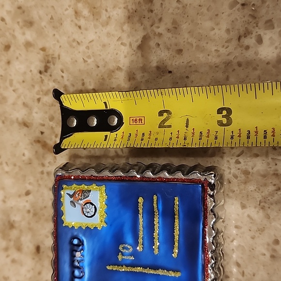 Christopher Radko Harley Davidson postcards Christmas Ornament 🎄*** - Picture 6 of 6